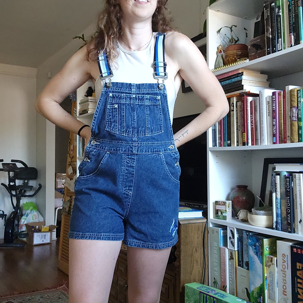 Squeeze Blue Denim Women's Overalls